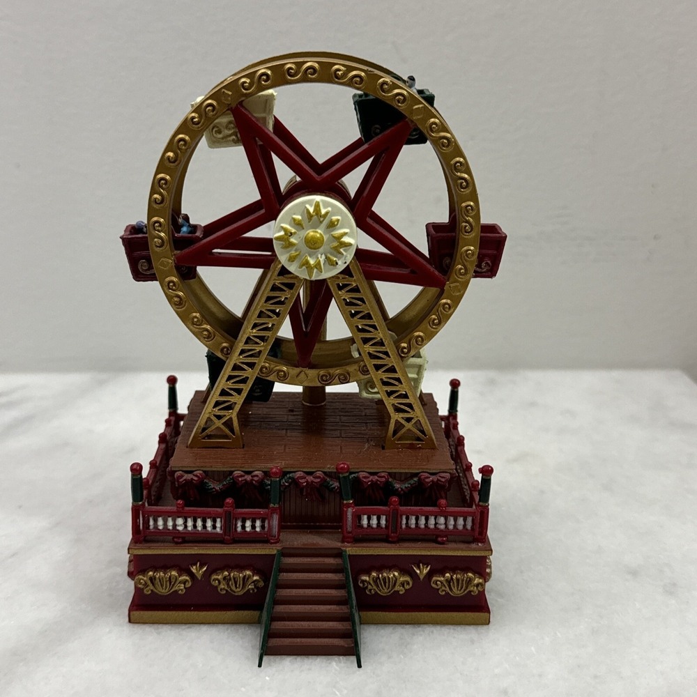 Mr Christmas Wind Up Ferris Wheel Music Box We Wish You A Merry Christmas Broken
